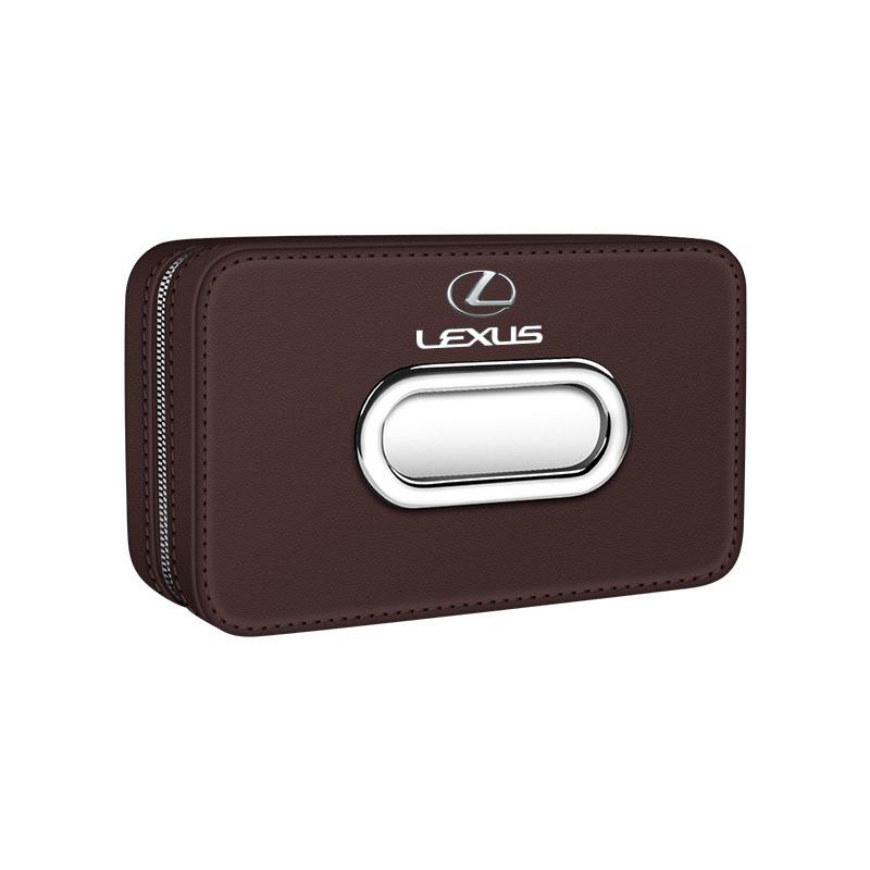 WRSP5 Lexus F SPORT ES UX 300e GS GX IS LBX NX RX High-Capacity Car Interior Tissue Box Kleenex Storage Bag Accessories