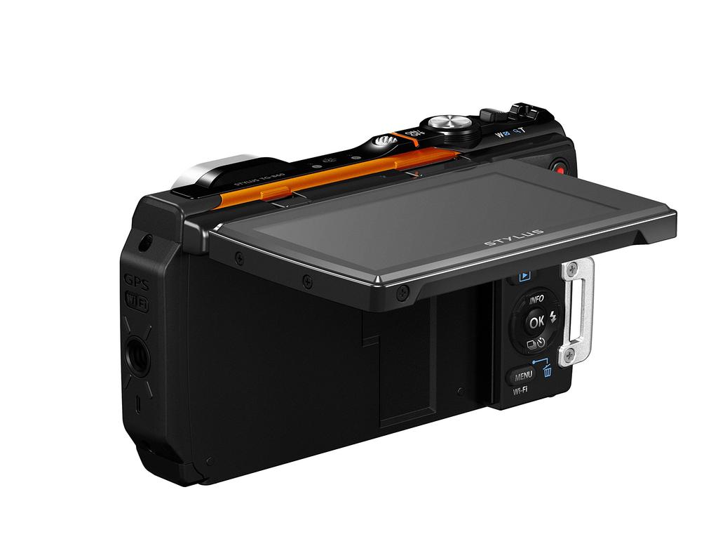 OLYMPUS STYLUS Tough Digital Camera Waterproof To Adjustable LCD Monitor TG-860 (Orange), 15m, (TG-860 ORG)