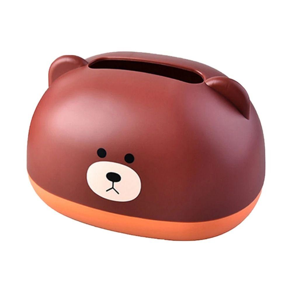 1Pcs Storage Box Napkin Holder Pig Bear Wet Wipes Case Dispenser Household Tissue Box