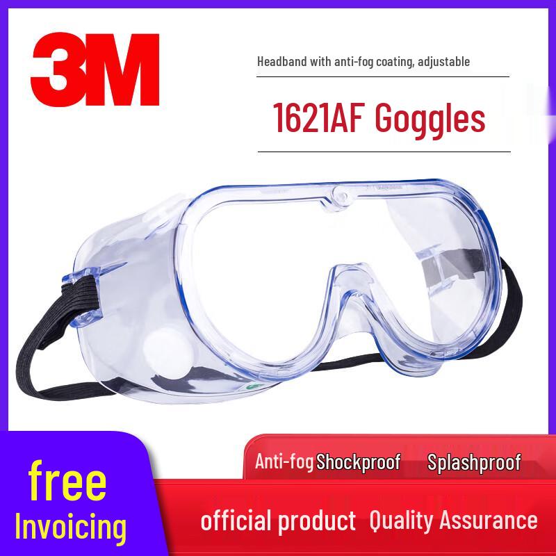 3M 1621AF Anti-Fog Safety Goggles