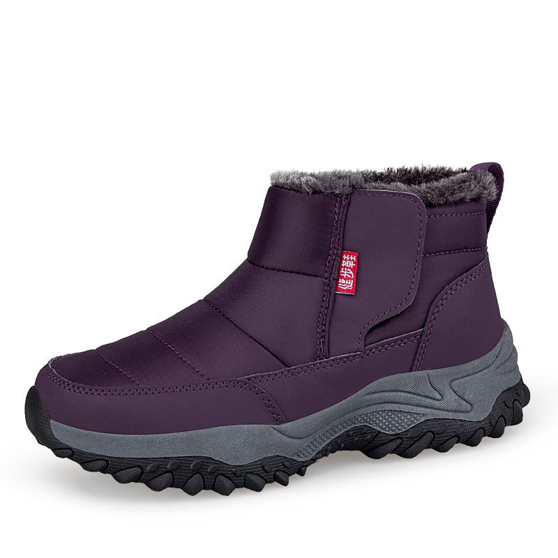 Women's Boots Unisex Winter Shoes Women Waterproof Snow Boots Female Slip On Casual Shoe Plush Footwear Men's Ankle Botas