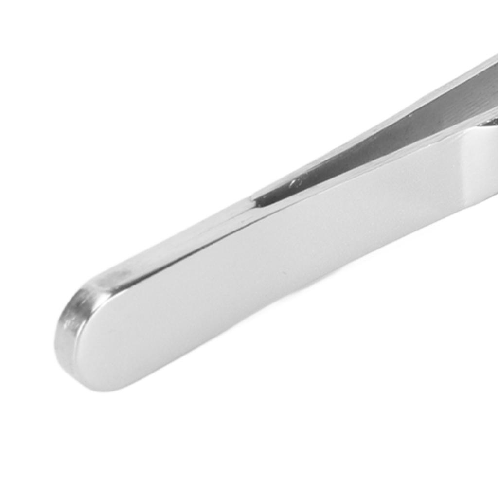 Pinzette mit gebogener Spitze Hohe Genauigkeit Polierte Oberfläche Rostschutz Edelstahl Dentalpinzette zur Reinigung von Prothesenzähnen