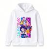 Kids Boys Girls Hoodie Sweatshirt Cute Anime Pop Music Group Print Long Sleeve Casual Pullover Top for School Daily Wear