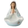 Virgin Mary Resin/Plastic Sculpture - Exquisite Catholic Statue Handmade Religious Figure Ornament for Room Decoration