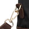 Lightweight Nylon Convertible Backpack with Front Flap Pocket Contrast Trim Dual Zipper Casual Daypack for Women Daily Travel