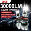 9005 9006 Cooling System 30000LM Car LED Headlight Bult in Driver High Quality 3570 CSP Chips LED Bulbs