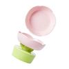 Ceramic Cat Food Bowl Cute Flower Shape Large Capacity Neck Spine Protection Raised Pet Food Bowl for Cats Dogs Pets