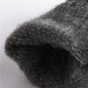 Autumn And Winter Men Padded Thicken Jacquard Touchscreen Gloves Warm Wool Gloves for Cold Weather