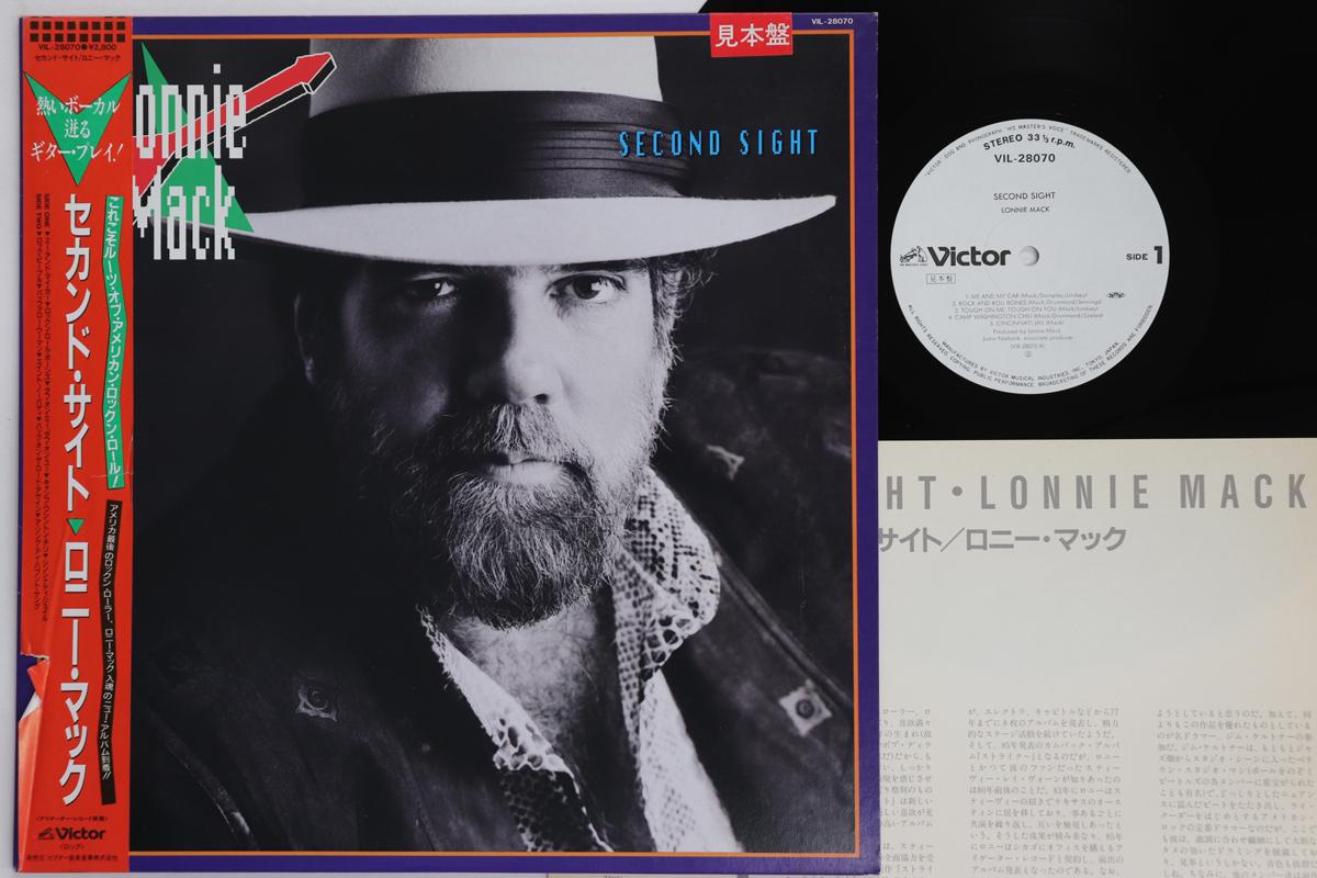 LP Пластинка LONNIE MACK Second Sight VIL28070PROMO ALLIGATOR RECOR 1987 Япония Оби Рок Б/У