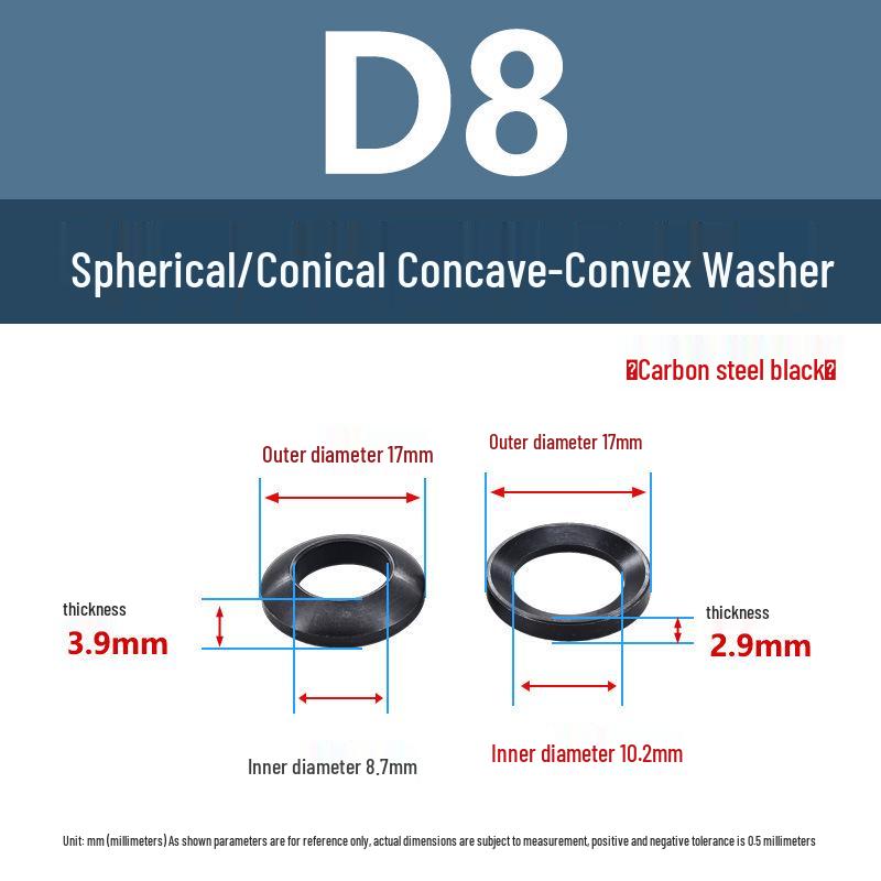 304 Stainless Steel Spherical Tapered Gasket - Concave-Convex Combination