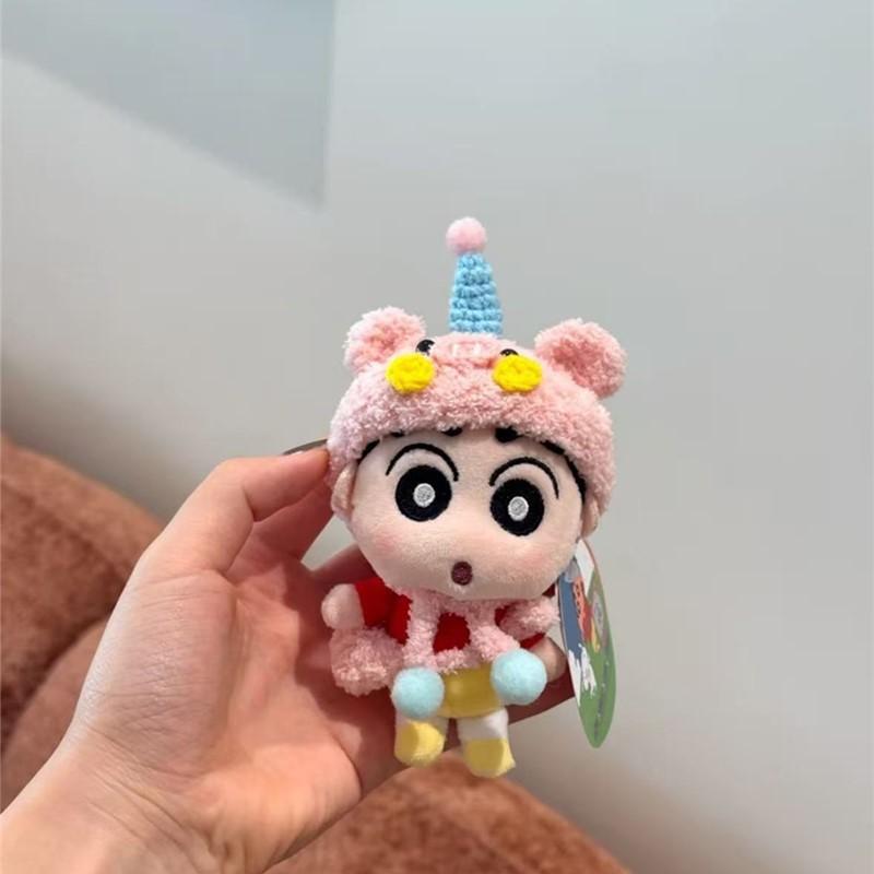Chef Crayon Shinchan Adorable Plush Keyring Interior Ornament For Gift Kids