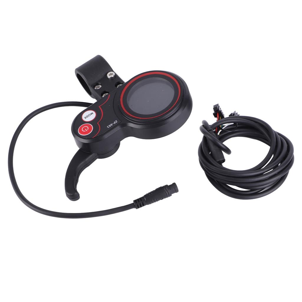 Οθόνη Γκαζιού Αντίχειρα 2 σε 1 Ταχύμετρο Χειροκίνητος Πίνακας Ελέγχου για Ηλεκτρικό Ποδήλατο Σκούτερ Συμφωνία