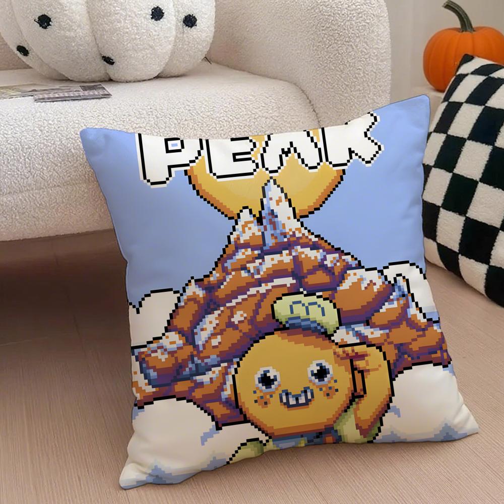 P-Peak Cushion Cover Linen Pillow Case Soft Breathable Protective Couch Room Decoration