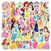 50pcs  Fairy Tale World Princess Cartoon Graffiti Stickers Waterproof Decals Stickers For Laptop Phone Thermos Ipad Diy Stickers