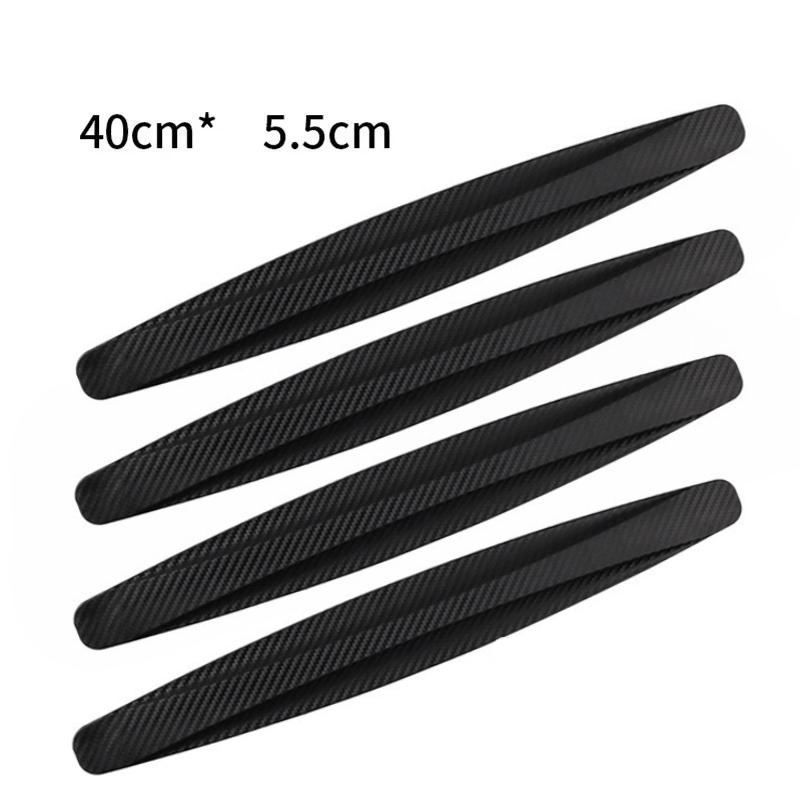 2/4pcs Car Bumper Protector Strip Guard Corner Protection Strips Scratch Protector Crash Blade Anti-collision Auto Accessories
