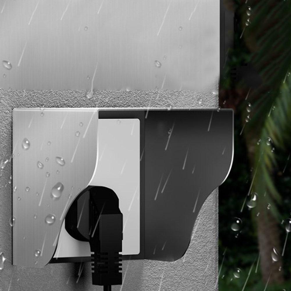 As Shown In The Picture Outdoor Socket Protection Effective Rain Protection Cover Stainless Steel Protection For Garden