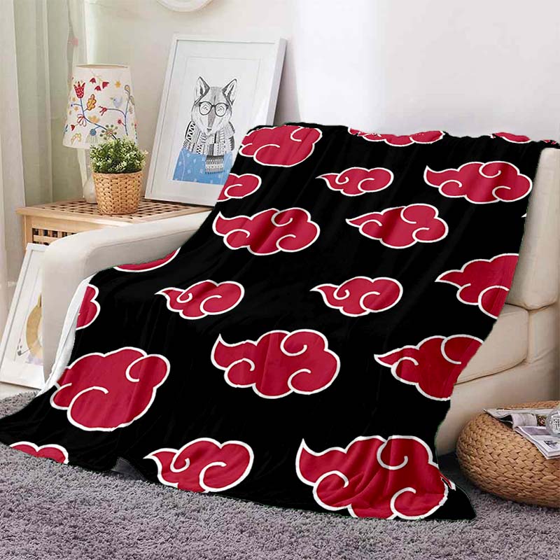 NARUTOUzumaki Naruto anime print blanket, warm and comfortable flannel blanket, suitable for bedrooms, sofas, beds, chairs, picn