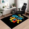 Custom Name Game Controller Printed Carpet, for Office Chair Living Room Bedroom Kitchen Room Decor Gifts.