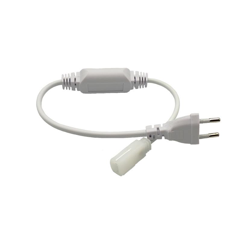 220V LED FCOB Strip - 240 LEDs, High Brightness, Even Illumination, 10cm Cuttable, Self-Adhesive.