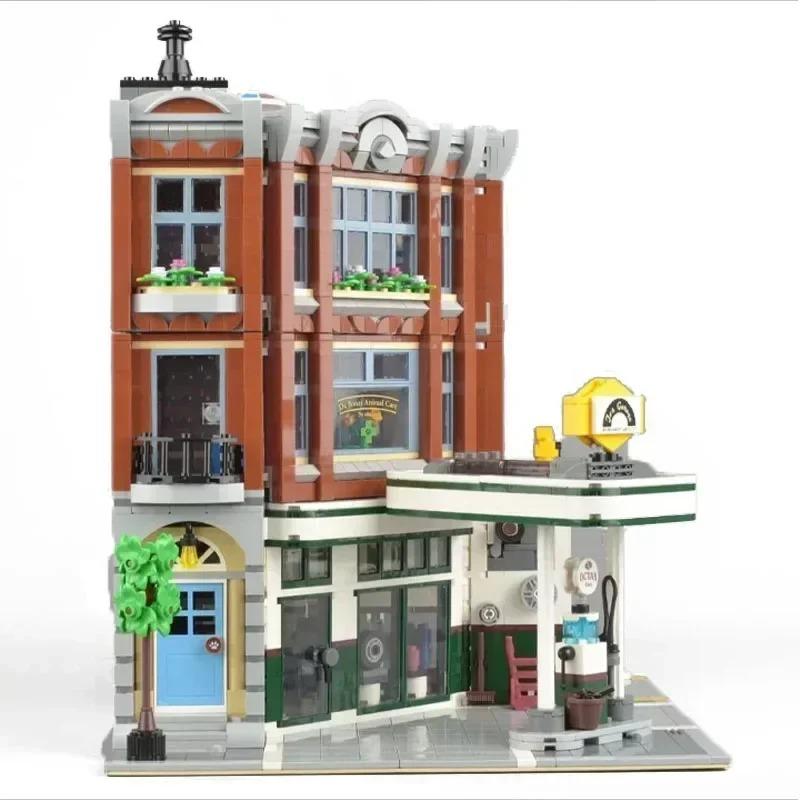 Креативный Эксперт Угловой Гараж Станция Техобслуживания Модель Уличного Вида — фото 2