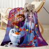 Frozen Adventure Blanket Comfortable Great for Picnics Seaside Bedding for All Seasons Warmthful Decor Gift for Travel Home Birthdays