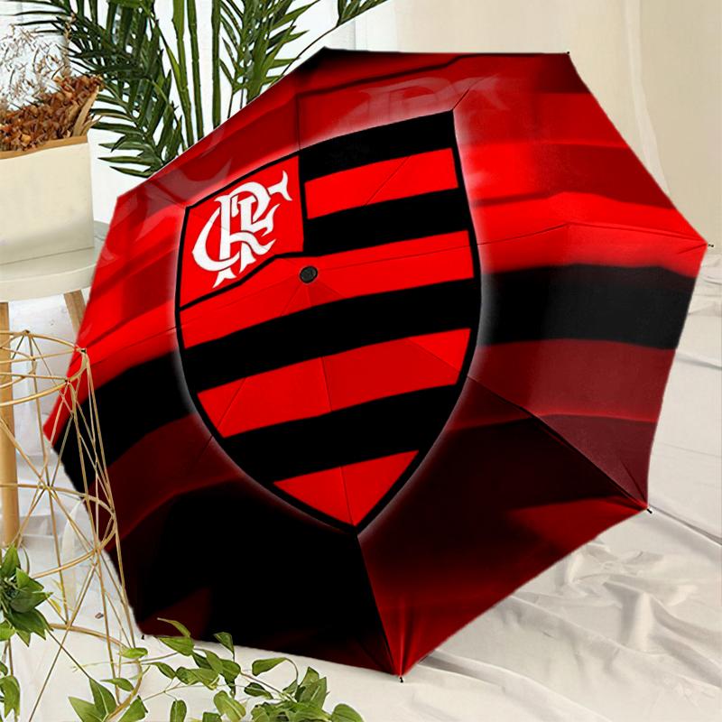 Flamengo Fashionable Automatic Opening/Closing Folding Umbrella. Portable and Foldable, Ideal for Gift, Travel, and Daily Use