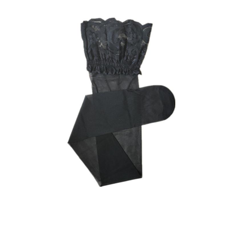 Large Size Women Stockings Lace Knee Sock Big Plus Size Sexy Thigh Pantyhose