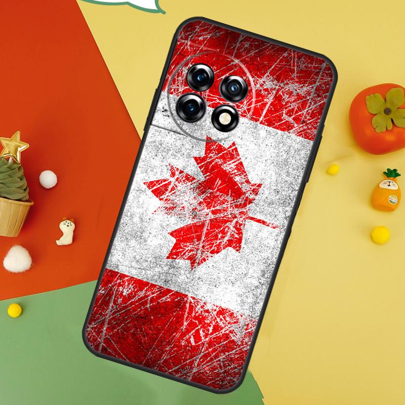 Canada Canadian Flag Case For OnePlus 9 10 Pro 11 12 13 15 13T 13R 12R 10T 8T Nord 5 CE 2 3 4 Lite N20 N30 Cover