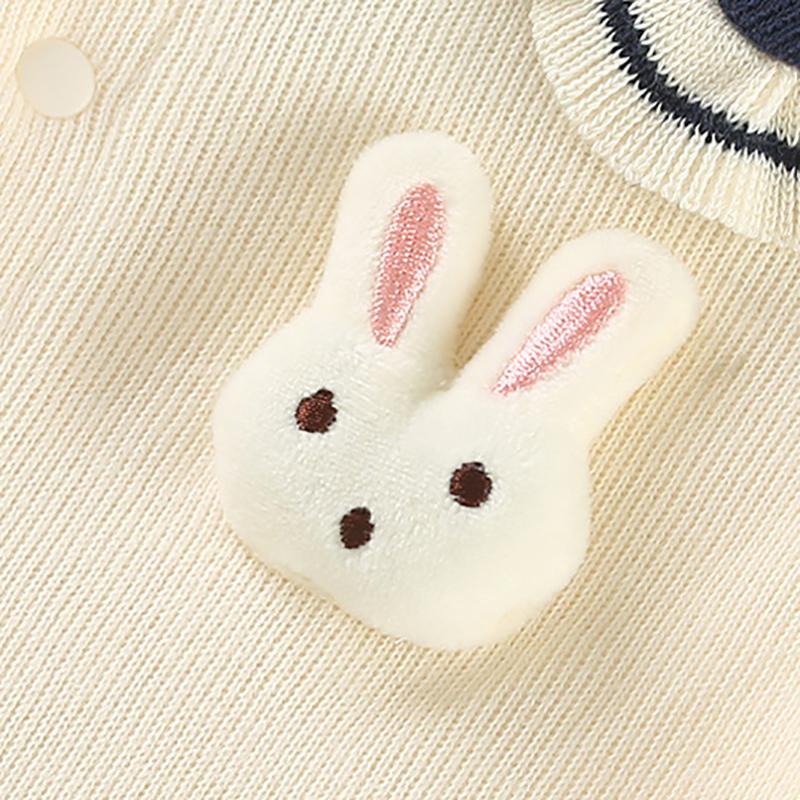 Salopetă Nou-născut Iepuraș Desen Animat Super Drăguță Tricotată Fete Salopetă Bumbac Mânecă Lungă Body Băieți Haine Bebeluș Primăvară Toamnă