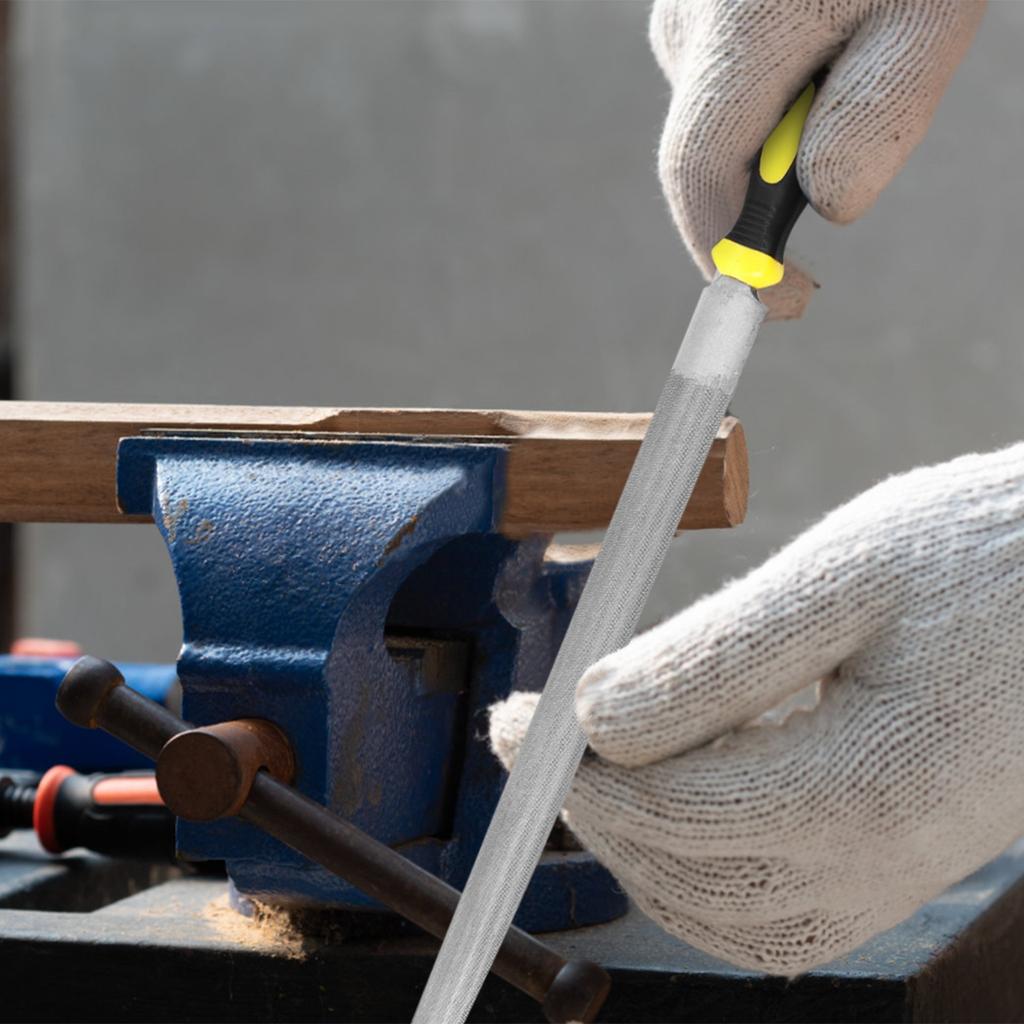 File Steel File File Letter Worker Single Handle File Flat Semicircular Triangular Round File Metal Woodworking Grinding