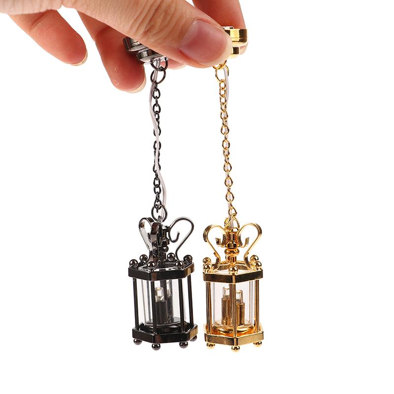 1:12 Dollhouse Miniature Ceiling Lamp Chandelier Led Wall Light Furniture Decor