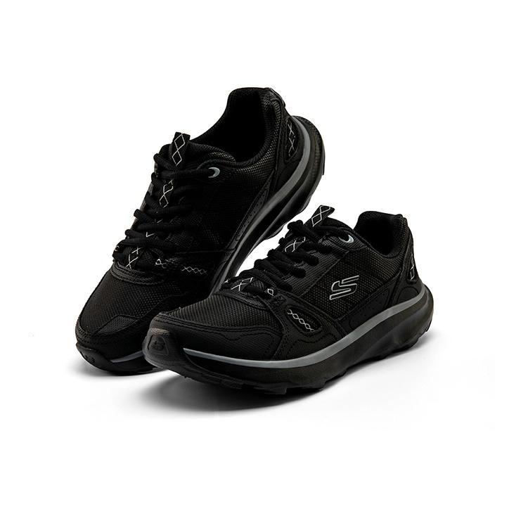 Skechers Ridge Oak - Gateway Trail Comfortable Stylish Trendy Low-Top Casual Shoes Women Sneakers Black 180233-BBK