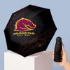 Brisbane Broncos Printed 5?Fold Mini Umbrella 8?Rib Windproof Compact Umbrella For Women Pocket Carry