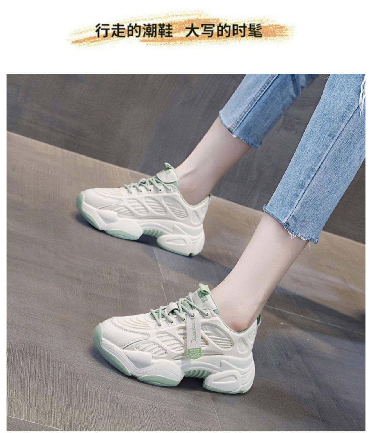 

Summer trendy women s shoes new spring single shoes spring and autumn sports break 35 зелений