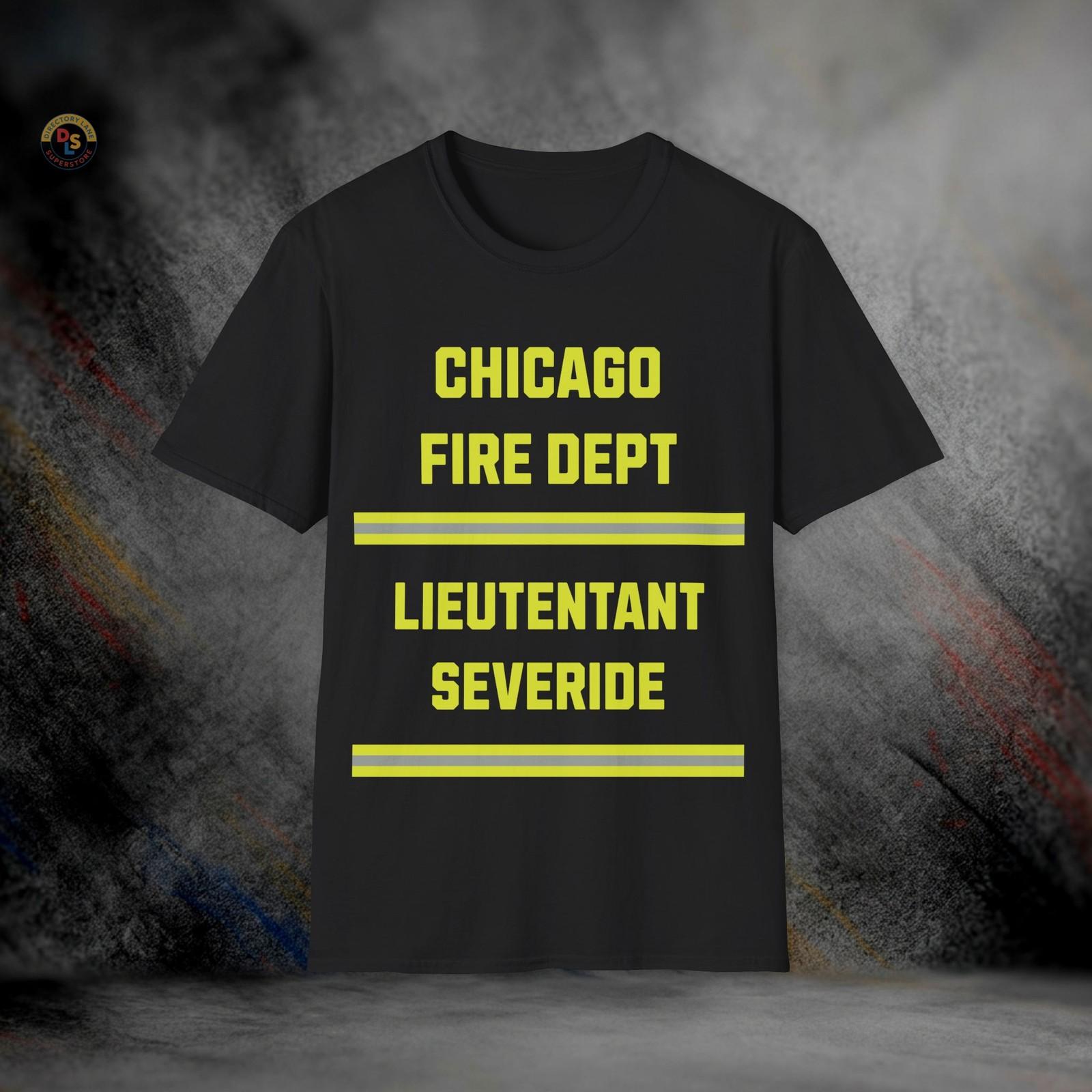 Lieutenant Severide Chicago TV Show T-Shirt | Softstyle Tee M