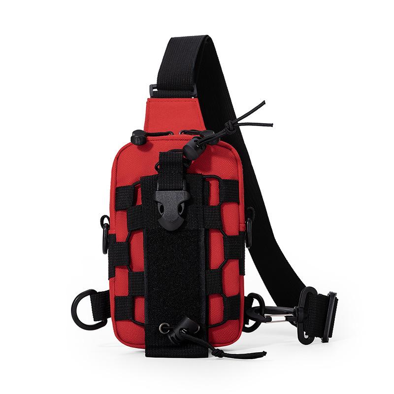 Men's Tactical Camouflage Crossbody Bag - Multi-Functional, Portable Outdoor Chest Bag for Camping, Sports & Cycling