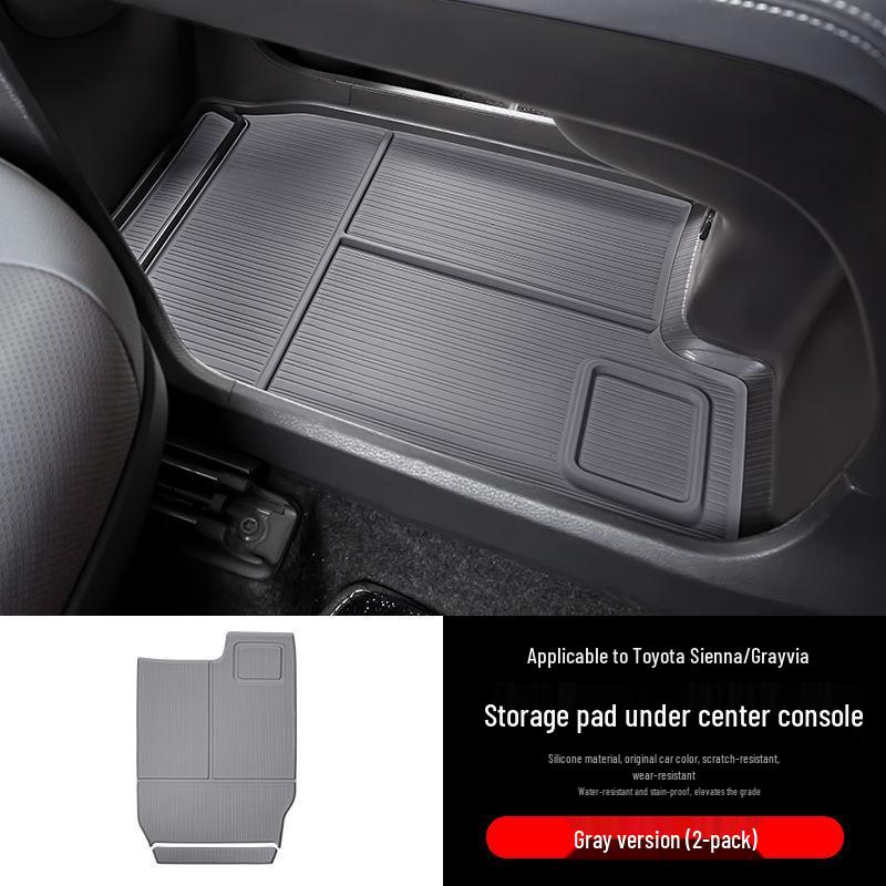 L6F Anti-slip Silicone Storage Mat for '25 Toyota Sienna Center Console