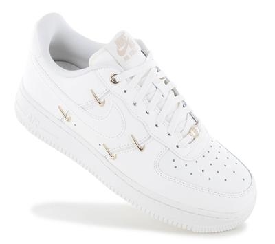 Air Force 1 Low 07 LX - Gold Swooshes - Damen Sneakers Schuhe Weiß FV3654-111 ORIGINAL