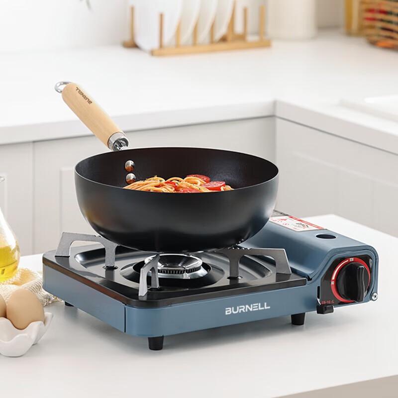 Burnell Multi-piece Wok and Gas Stove Set