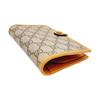 Gucci GG Supreme Interlocking G Passport Holder Wallet Beige Orange Canvas AndLeather Trim Travel Card Case for Men Daily 724562-92TCG-1147