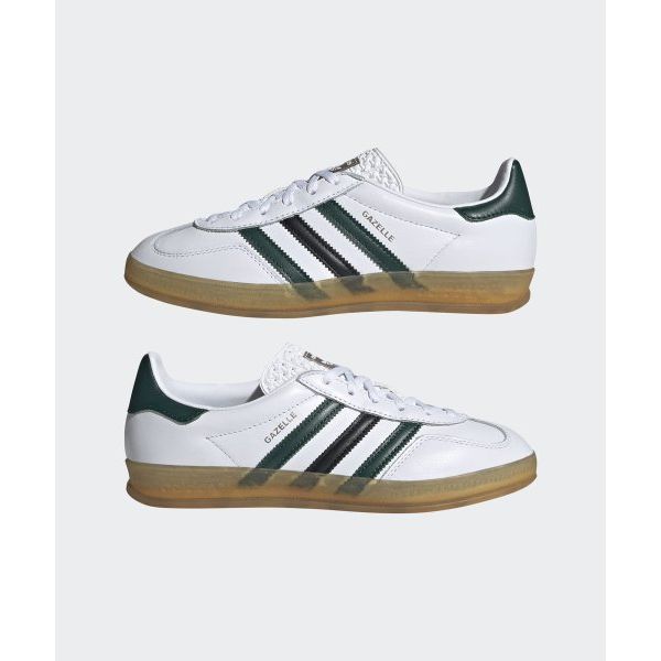 adidas Gazelle Indoor Bílá Kolegiální Zelená Dámské Tenisky Cloud-White Core-Black IE2957