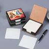 PU DIY Crystal Art Sticky Notes Holder with 160 Sheets Crystal Art Note Box for Home Office and  Supplies