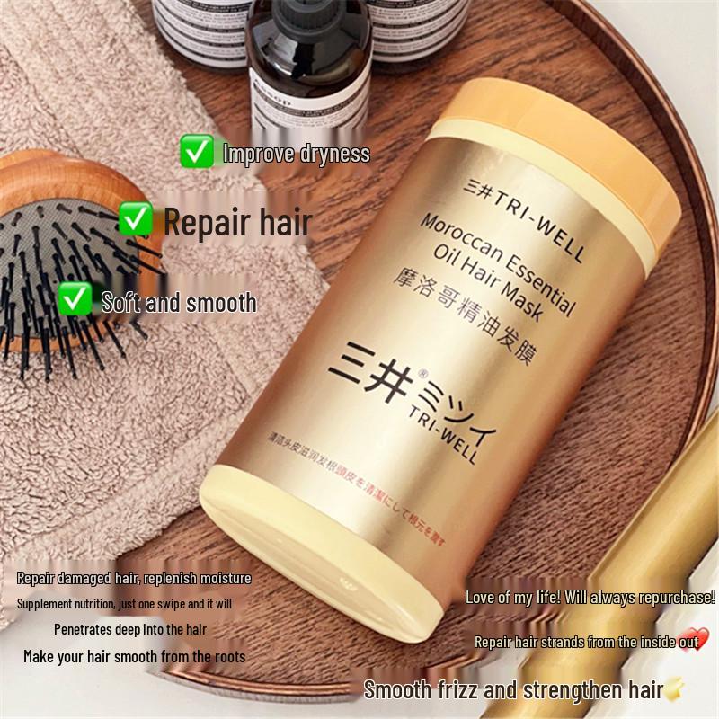 Mitsui Beauty Serum No-Rinse Hair Mask & Conditioner for Frizz.
