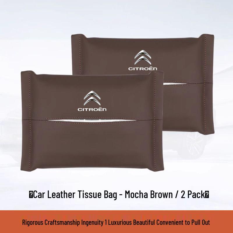 Citroen C6/C4 Versailles Leather Headrest Tissue Box