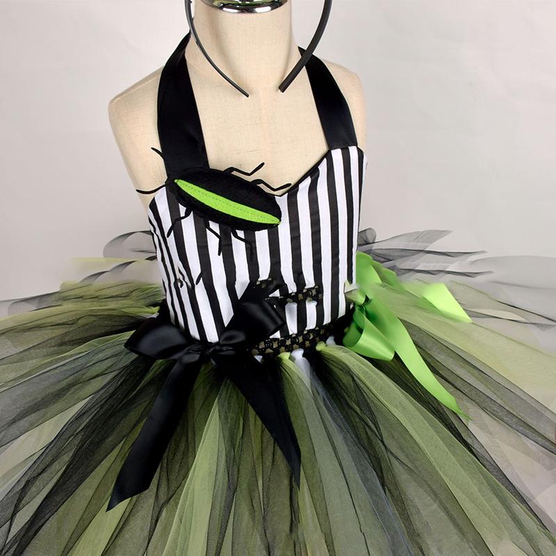 Meisjes Halloween Kever Cosplay Kostuums Kinderen Feestjurk Jurk Avondshow