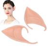 Cosplay Fairy Elf Ears Soft Plastic Cement False Artificial Ears Costume Props for Halloween Christmas Party