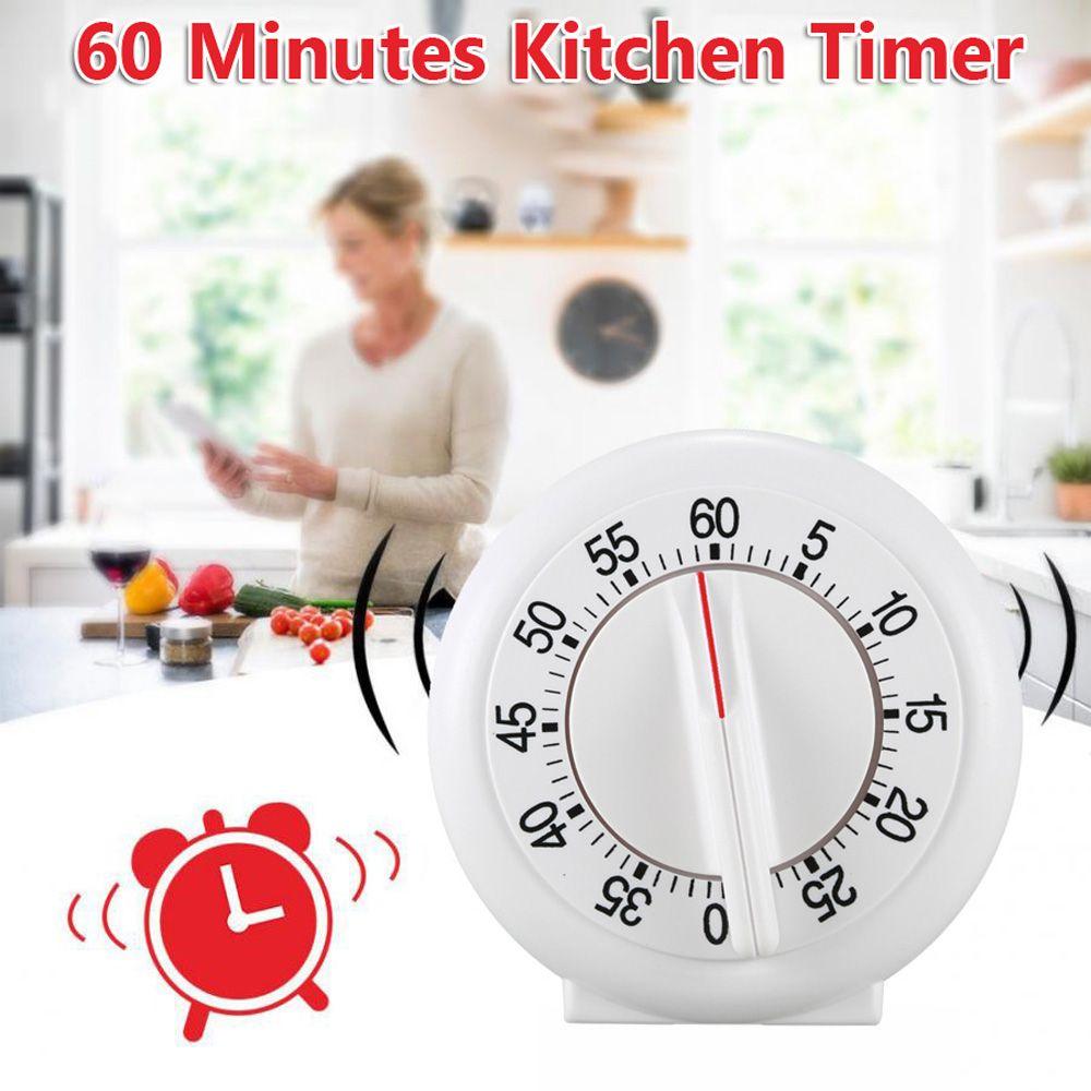 Mechanical Loud Chronograph Gadget Home Kitchen Timer Alarm Clock Cooking Tool Time Reminder