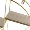 Scaffali a Muro Rotondi Vintage Galleggianti Libreria Scaffale Angolare