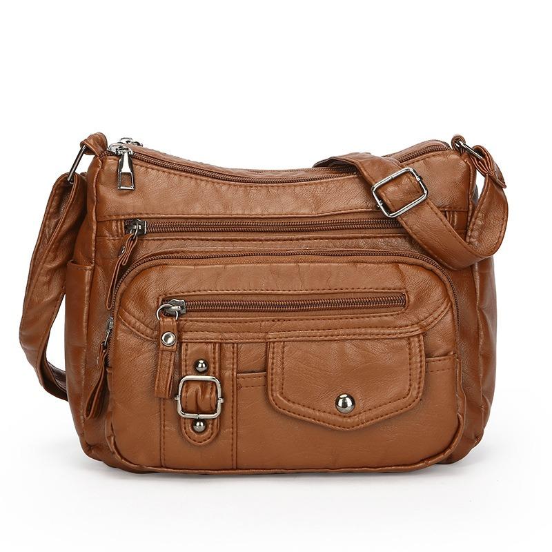 Women's Shoulder Lightweight PU Soft Leather Crossbody Bag