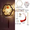 LED Light Mid-Autumn Festival Lantern Creative Art Lantern Portable Handmade Hanging Lamp  Festival
